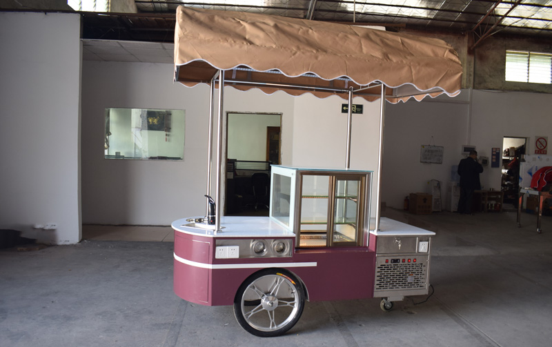 Portable cake freezer cart
