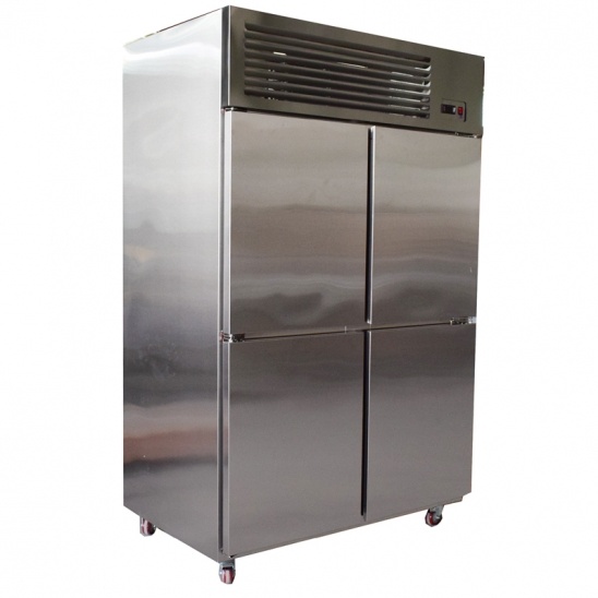 1.0LG 4 Door stainless steel commercial kitchen freezer 
