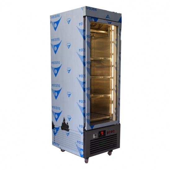 Factory direct single door 304 stainless steel  dry aged beef display cabinet 