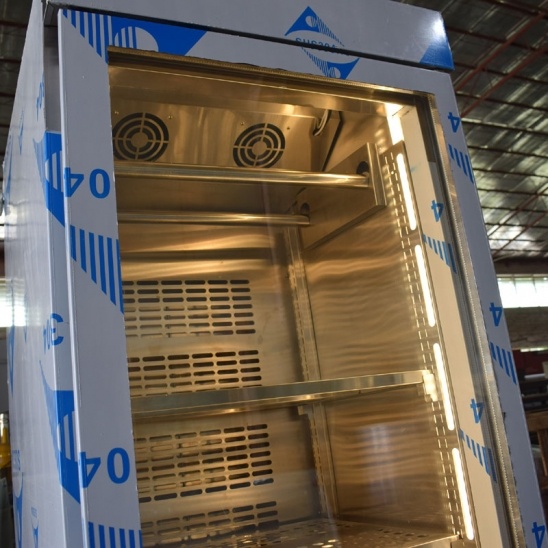 Factory direct single door 304 stainless steel  dry aged beef display cabinet 