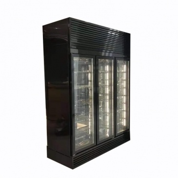  Black stainless steel beef  display freezer