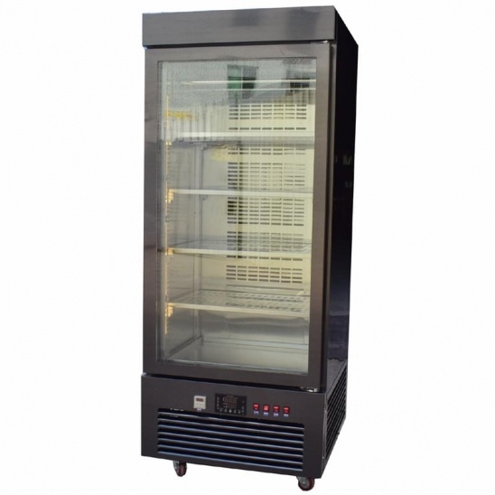 China  new single glass door  block dry aged beef  display cabinet 