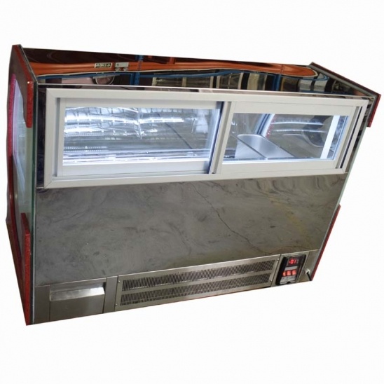 Small desktop air-cooled low temperature ice cream display cabinet 