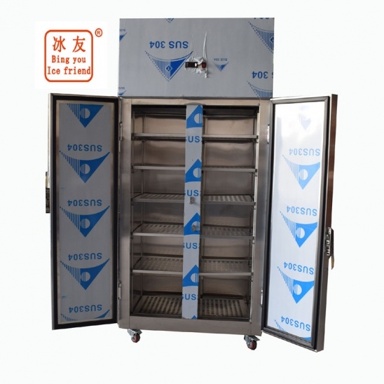 Small two door Restaurant stainless steel Kitchen freezer Equipment 