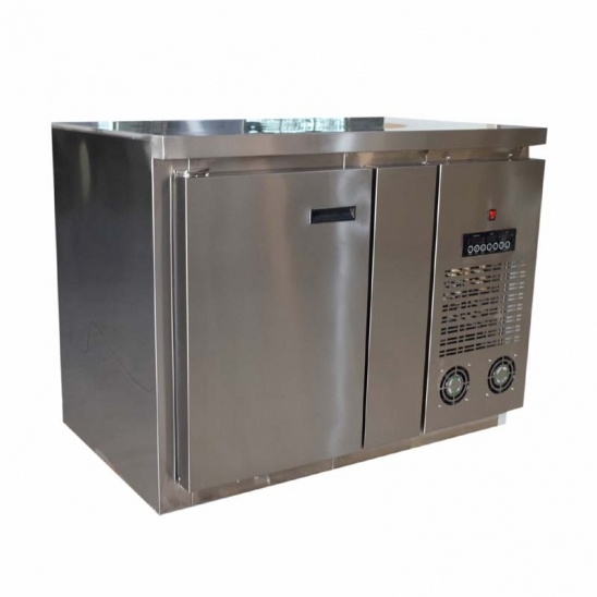 Factory direct sale stainless steel restaurant kitchen under bar freezer 