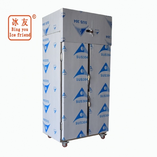 Small two door Restaurant stainless steel Kitchen freezer Equipment 