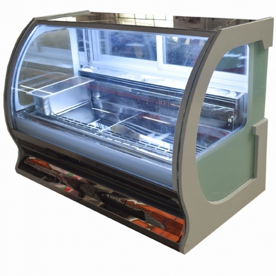Small desktop air-cooled low temperature ice cream display cabinet 