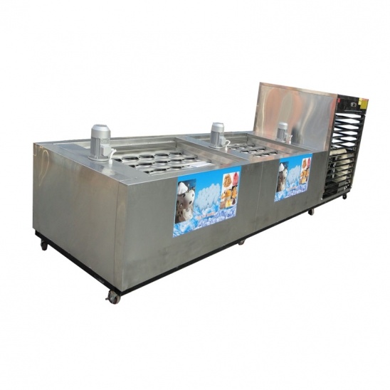 China stainless steel commercial cylindrical ice freezing machine 