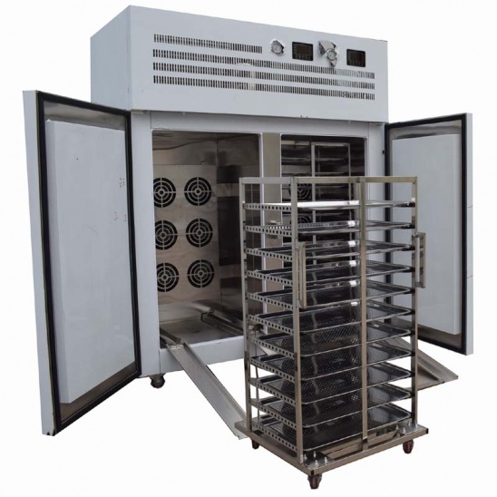 Minus 40 degrees celsius Commercial stainless steel cart in food blast freezer 
