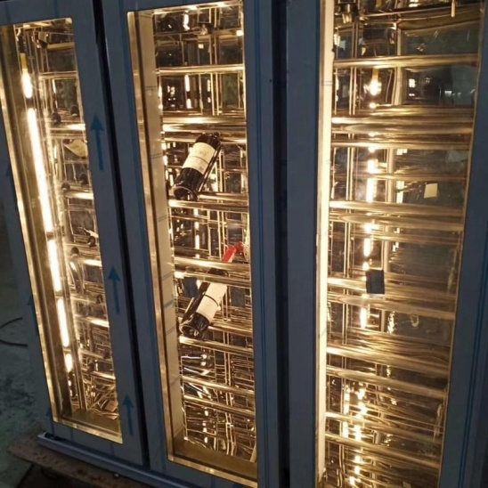 Split high-end customized red wine refrigerator display cooling freezer 