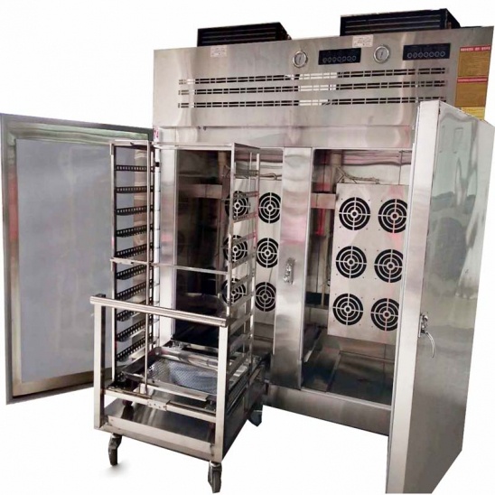 Minus 40 degrees celsius Commercial stainless steel cart in food blast freezer 