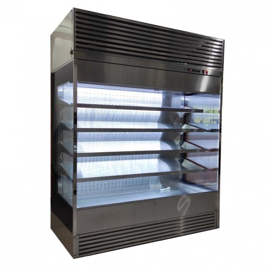 Factory direct Customized  stainless steel open food display freezer 