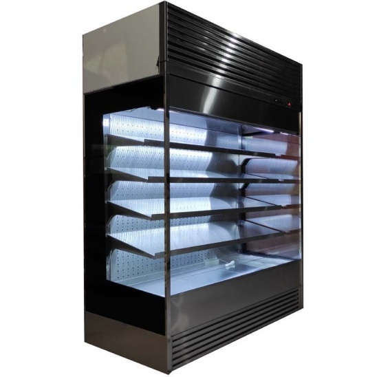 Factory direct Customized  stainless steel open food display freezer 