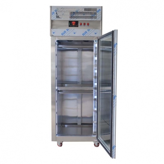 Single glass door 304 stainless steel Blank Roasted duck fresh keeping cabinet  roasted duck air drying  freezer 