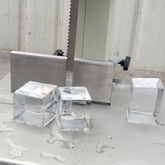 Customized small stainless steel transparent ice block making machine 