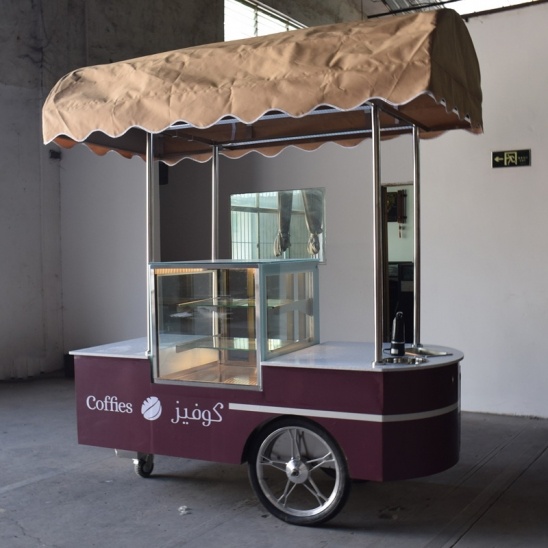Custom mobile dessert vending cart 