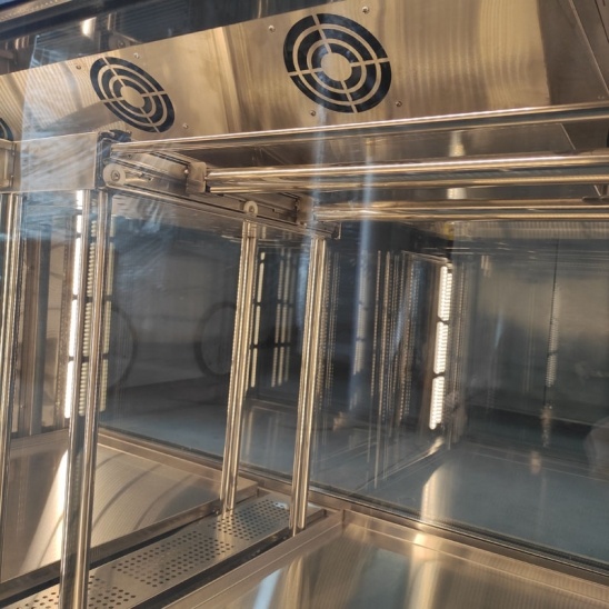 Customized Desktop black stainless steel dry beef maturing cabinet 