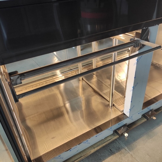 Customized Desktop black stainless steel dry beef maturing cabinet 