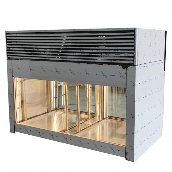 Customized Desktop black stainless steel dry beef maturing cabinet 