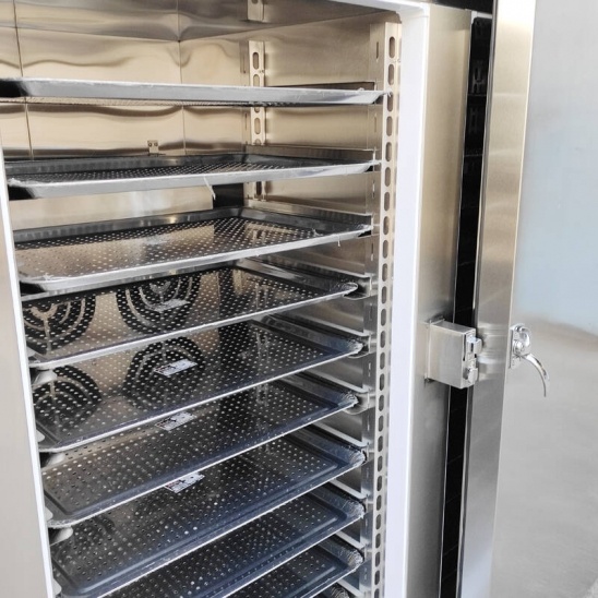 Minus 40 degrees celsius Commercial double door air-cooler stainless steel quick freezing cabinet 