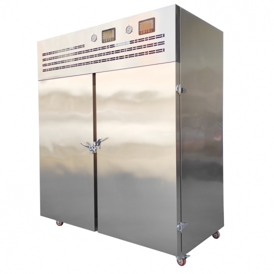 Minus 40 degrees celsius Commercial double door air-cooler stainless steel quick freezing cabinet 