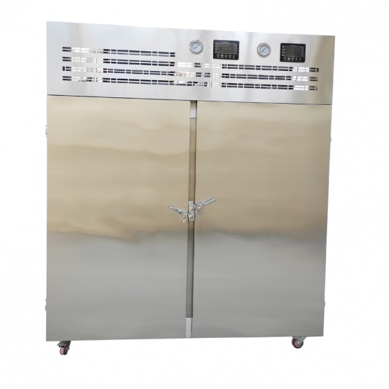 Minus 40 degrees celsius Commercial double door air-cooler stainless steel quick freezing cabinet 