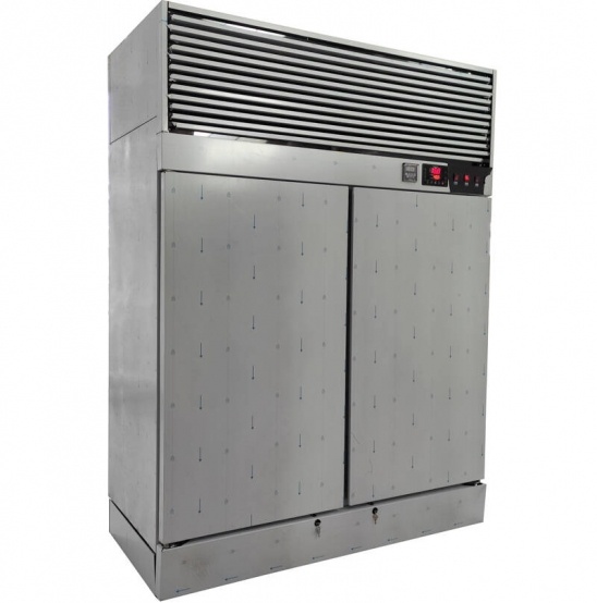 Customized Whole piece of large glass stainless steel door dry beef aging cabinet 