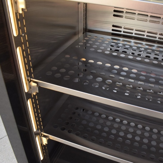 China  new single glass door  block dry aged beef  display cabinet 