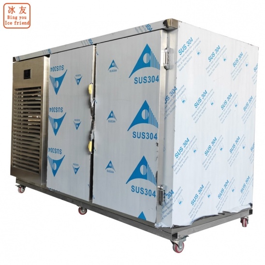 Customized dedicated horizontal double door low temperature quick freezer 